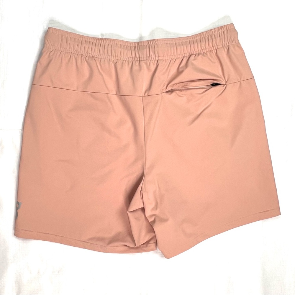 ON Run On Cloud Running Gym Men's Medium 6” Core Shorts Peach - Picture 8 of 11